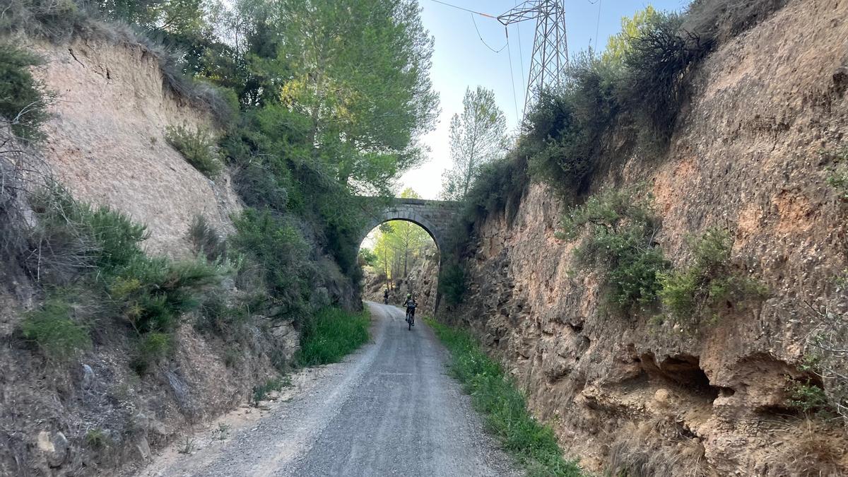 Antigua vía minera que unía Teruel y Sagunto