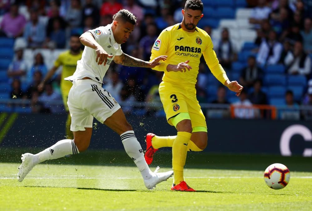 El Madrid se mide al Villarreal en el Bernabéu.