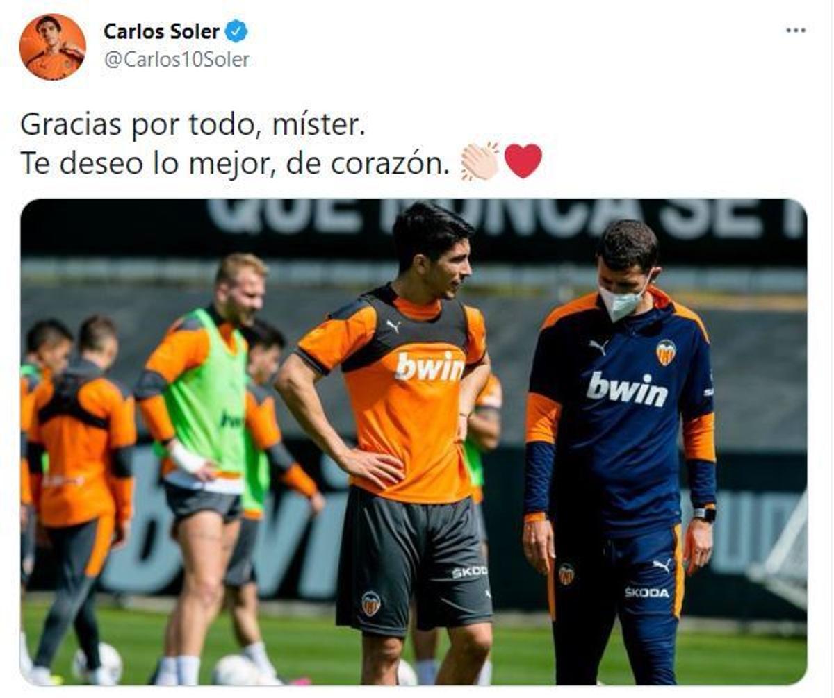 Los jugadores que se han despedido públicamente de Javi Gracia