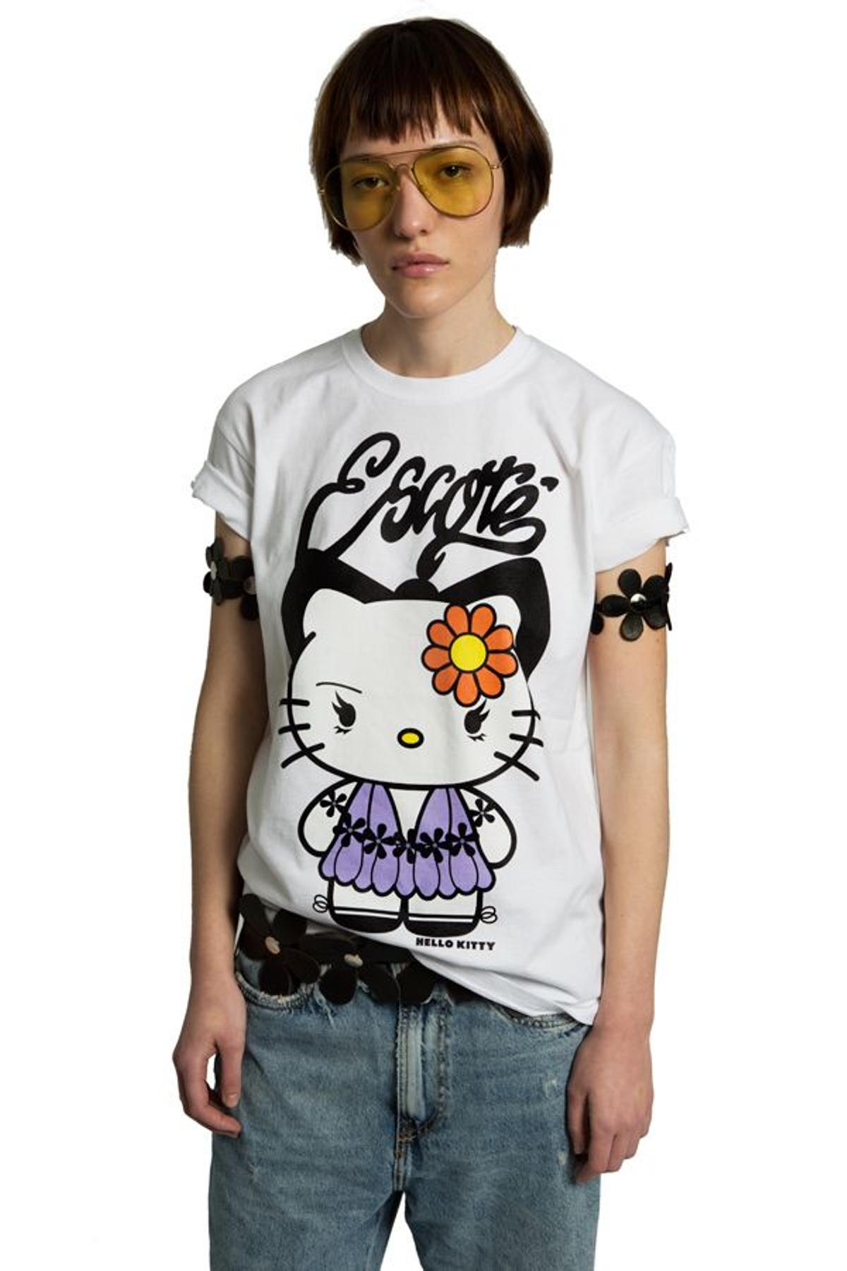 Hello Kitty x María Escoté, camiseta blanca