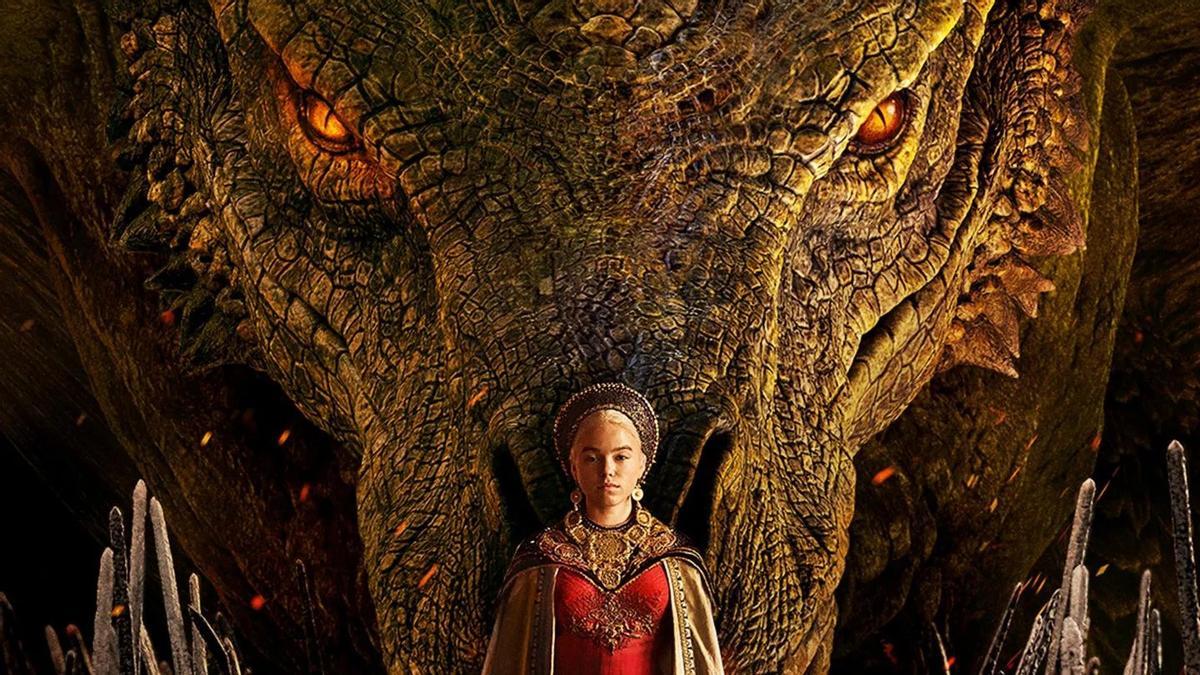 Imagen promocional de la serie La casa del dragón en HBO Max.