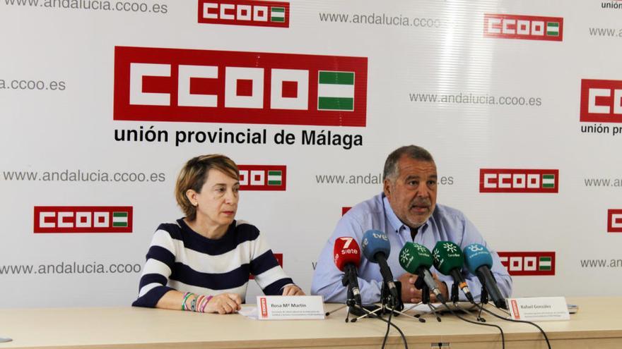 En la foto, Rosa María Martín y Rafael González.