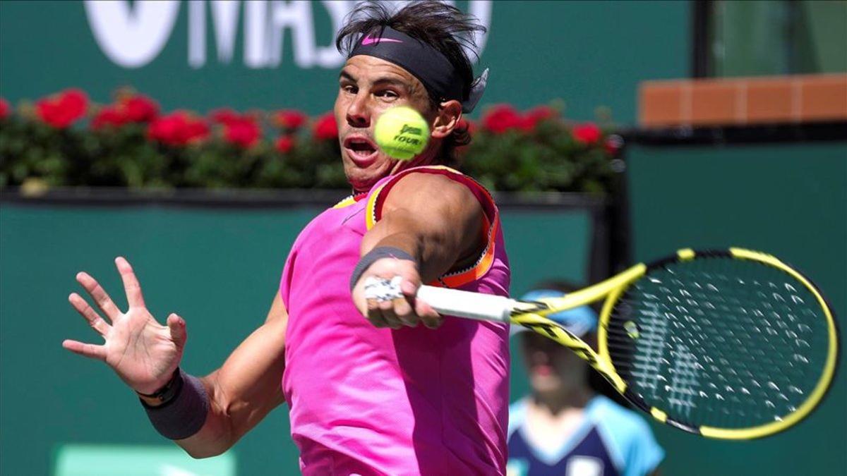 Nadal, en forma en Indian Wells