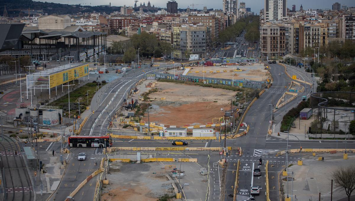 Les Glòries: una immensa plaça sense cotxes apunta ja a Barcelona