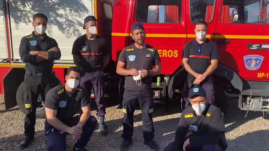 Los bomberos explican su denuncia