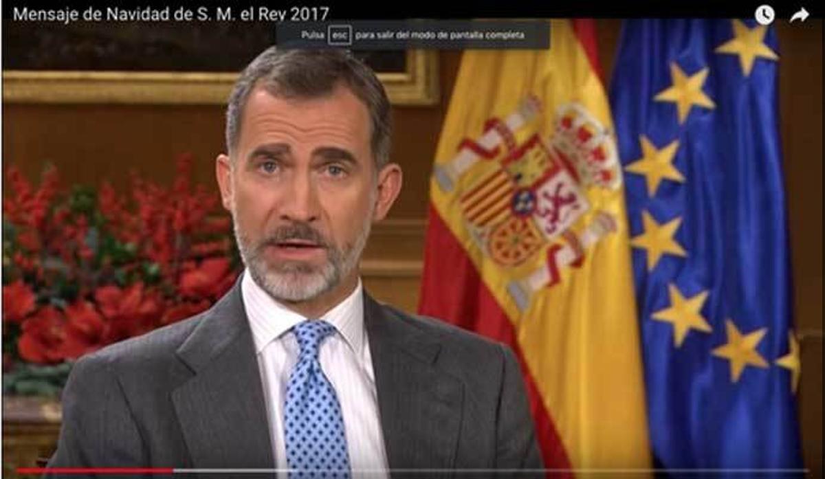 El mensaje no verbal del Rey