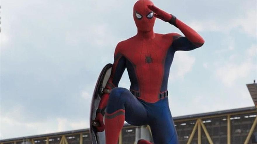 Spiderman conoce al Capitán América