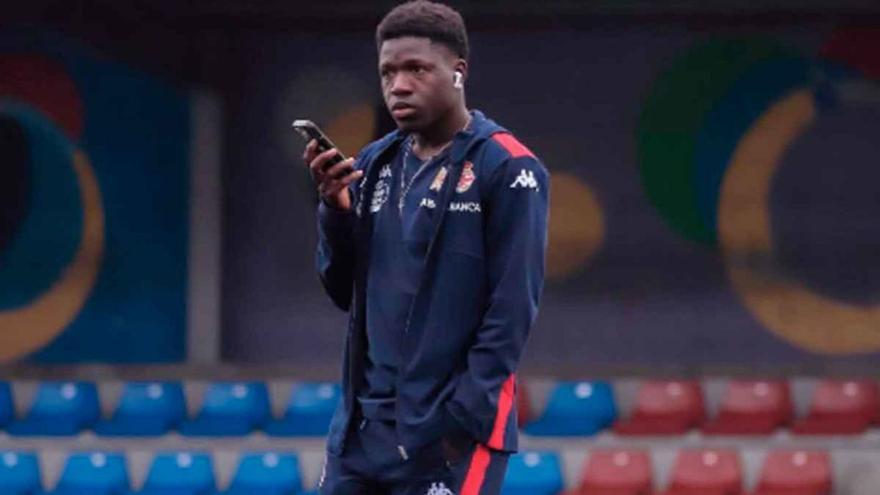 Mane, ante de un partido esta temporada con el Fabril. | RCD