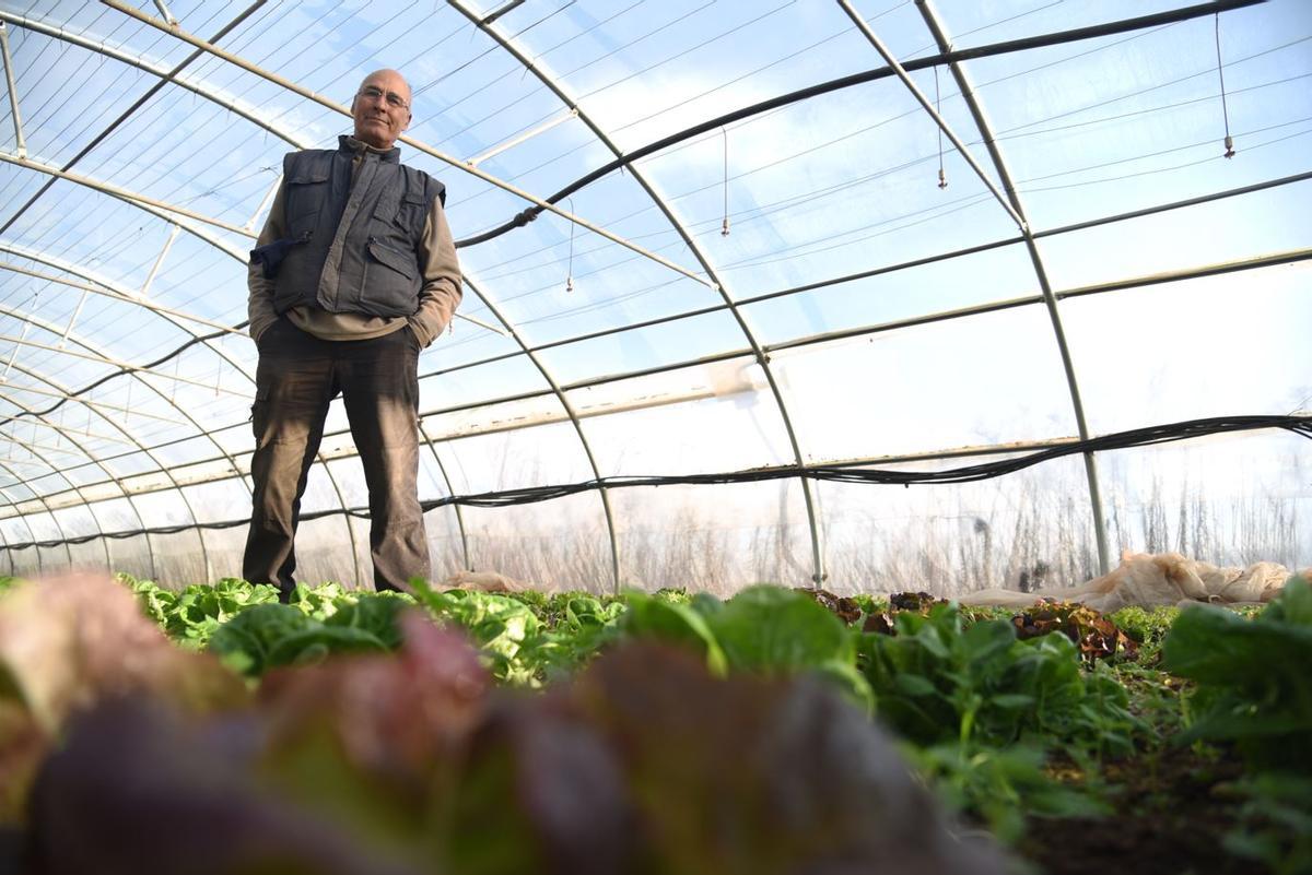 Enric Casasayas a la finca les Arnaules
