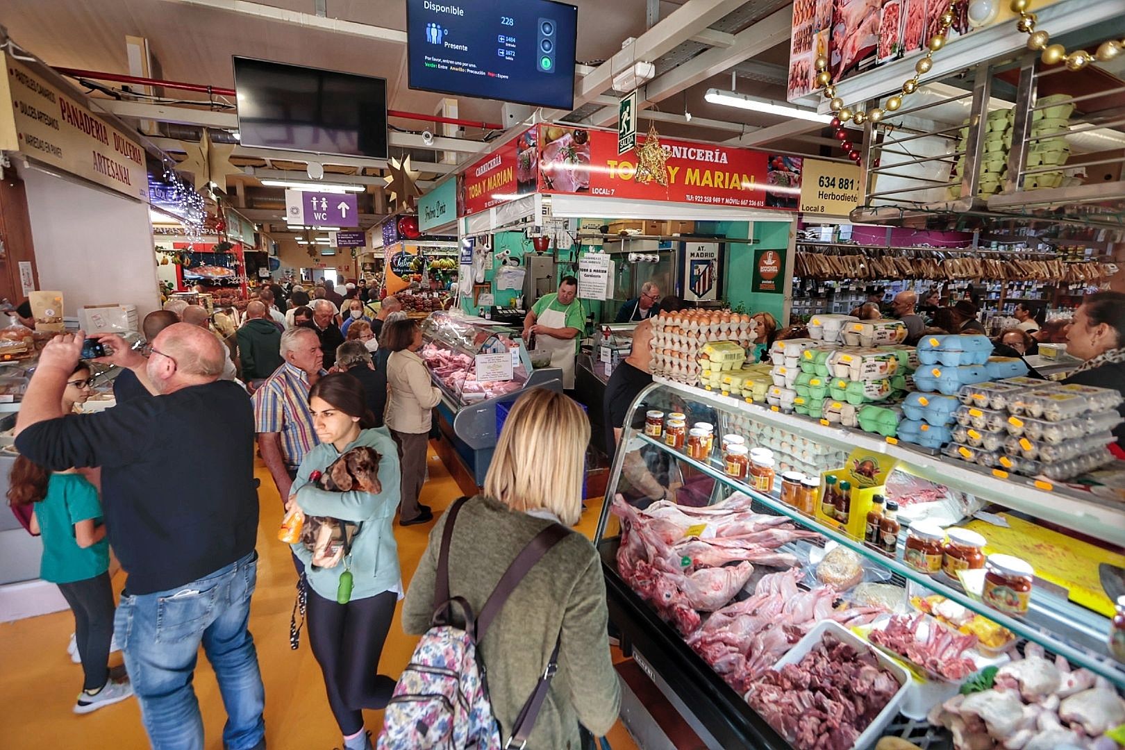 Compras para la cena de Nochebuena