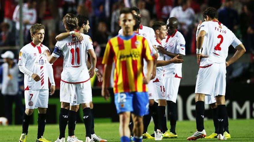 Imagen del Sevilla-Valencia de Europa League.