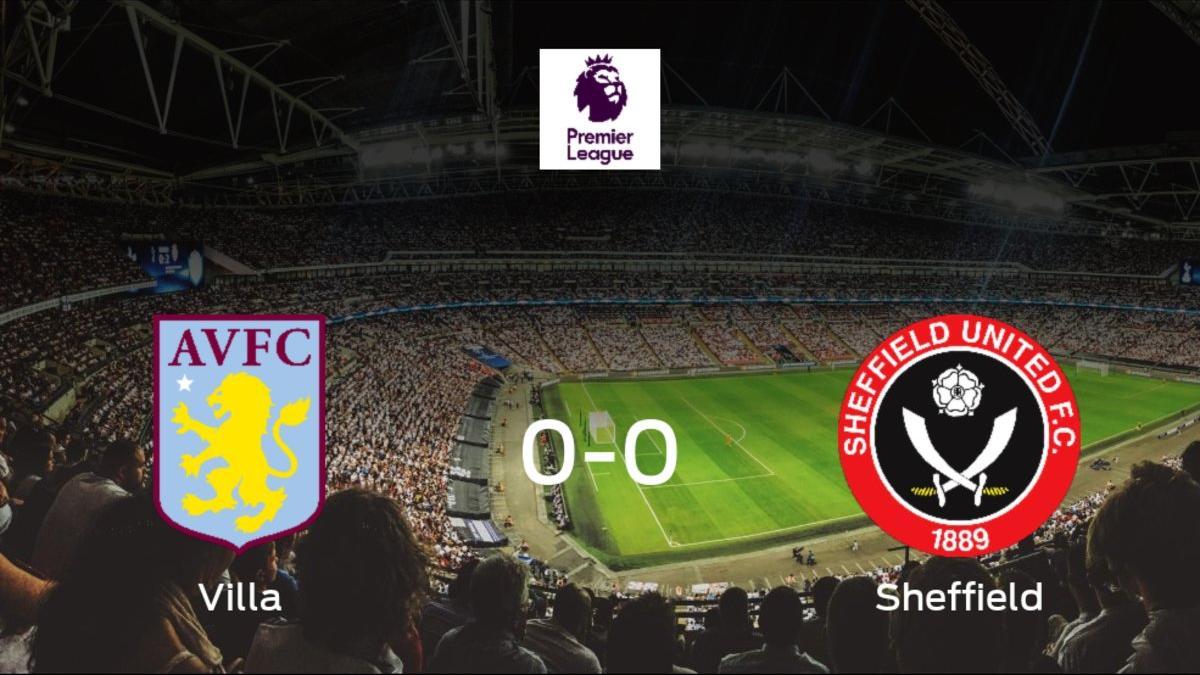 El Aston Villa empata frente al Sheffield Utd (0-0)