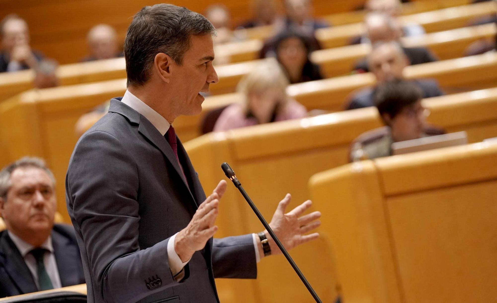 Sesión de control al Gobierno en el Senado.