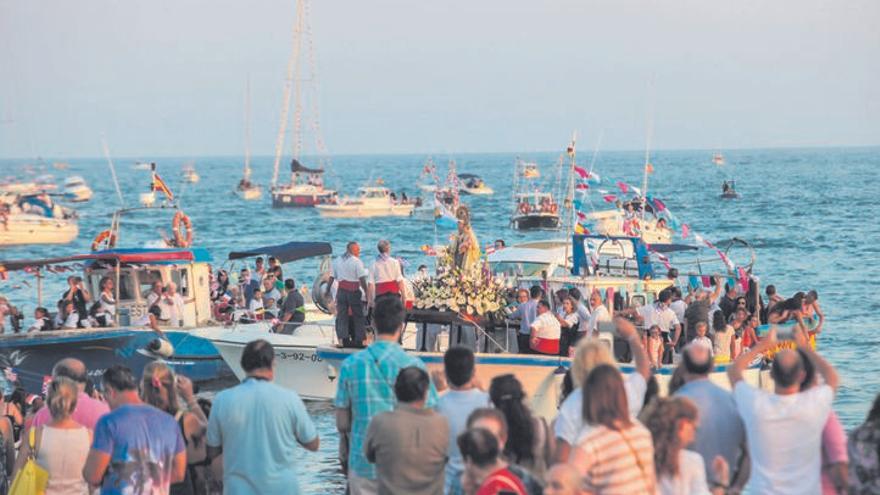 El paseo marítimo de El Campello congrega los actos principales de la procesión.
