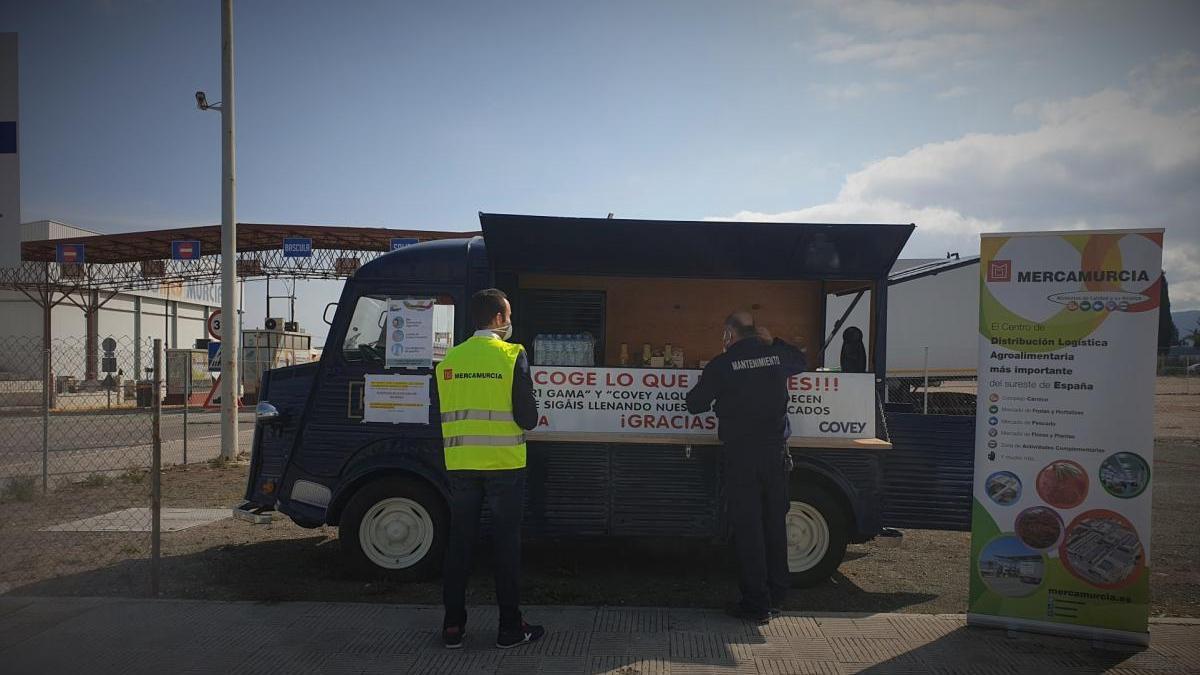 Un foodtruck de avituallamiento gratuito para apoyar a los profesionales en MERCAMURCIA