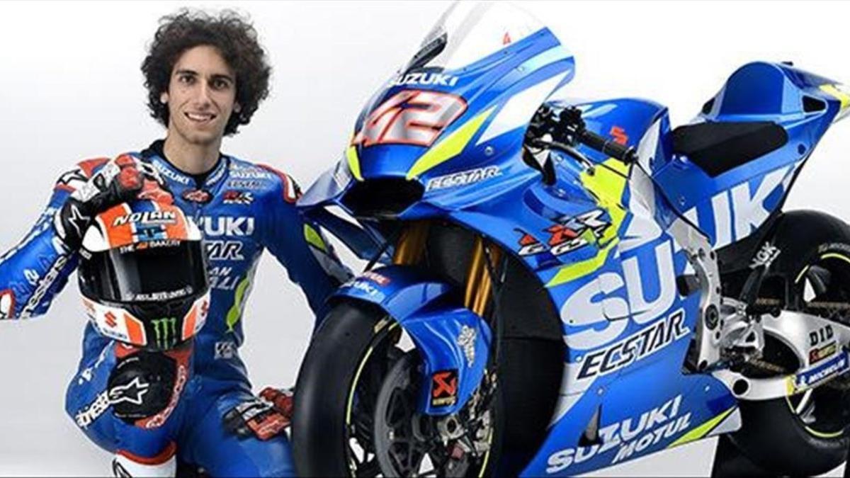 Àlex Rins, en una foto oficial del equipo Suzuki.