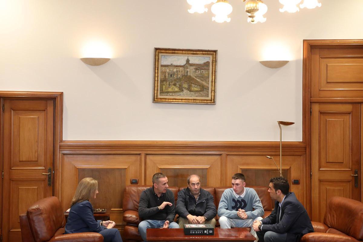 Recepción en la Diputación de Pontevedra.