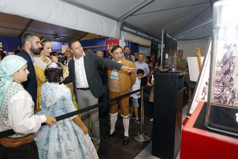 Inauguración de la exposición de fallas de Sección Especial