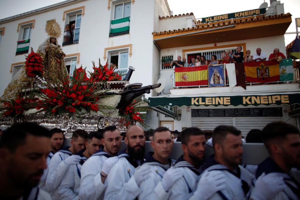 Torremolinos celebra la procesión de la Virgen del Carmen