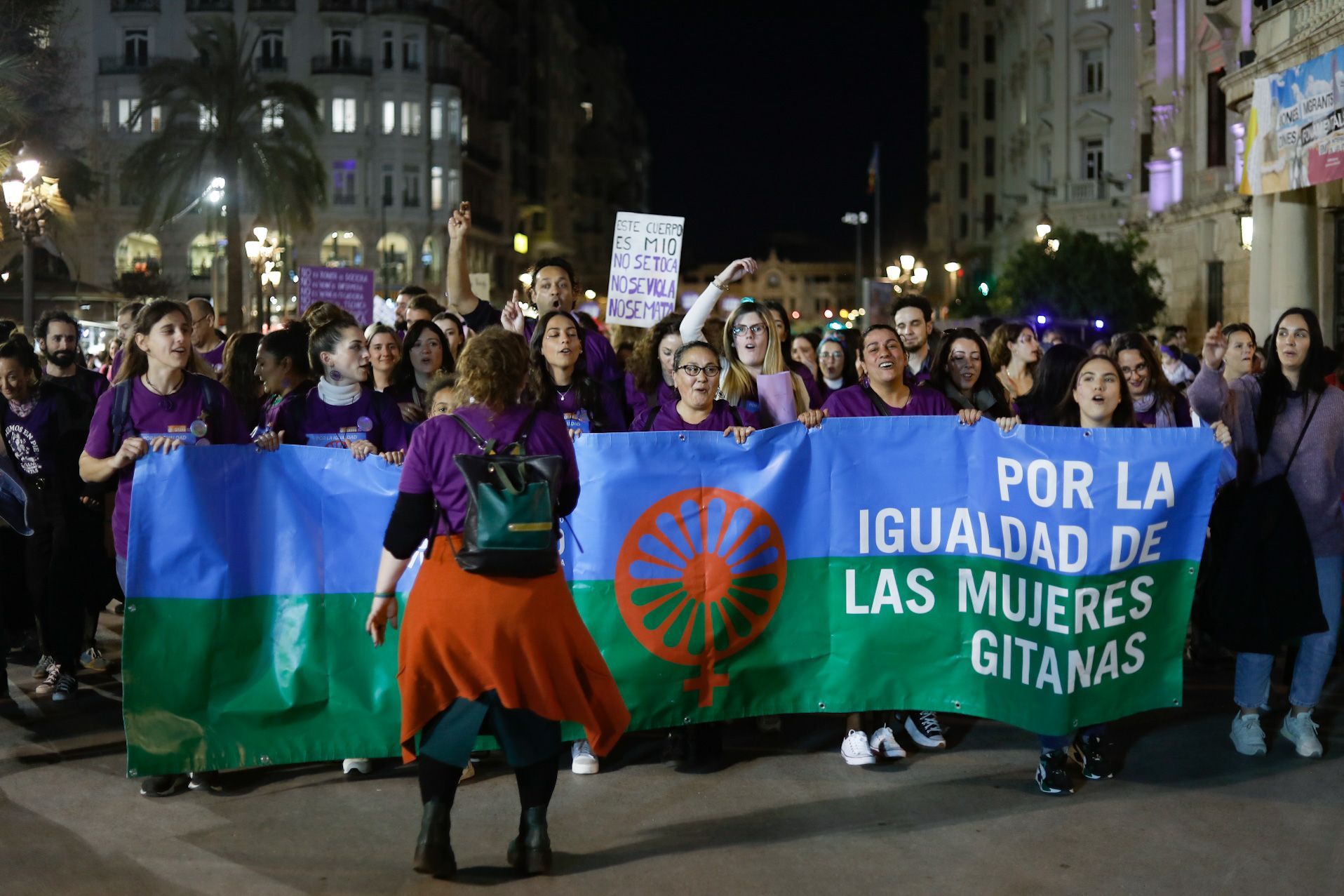 La manifestación de la Coordinadora Feminista de València para celebrar el 8 M