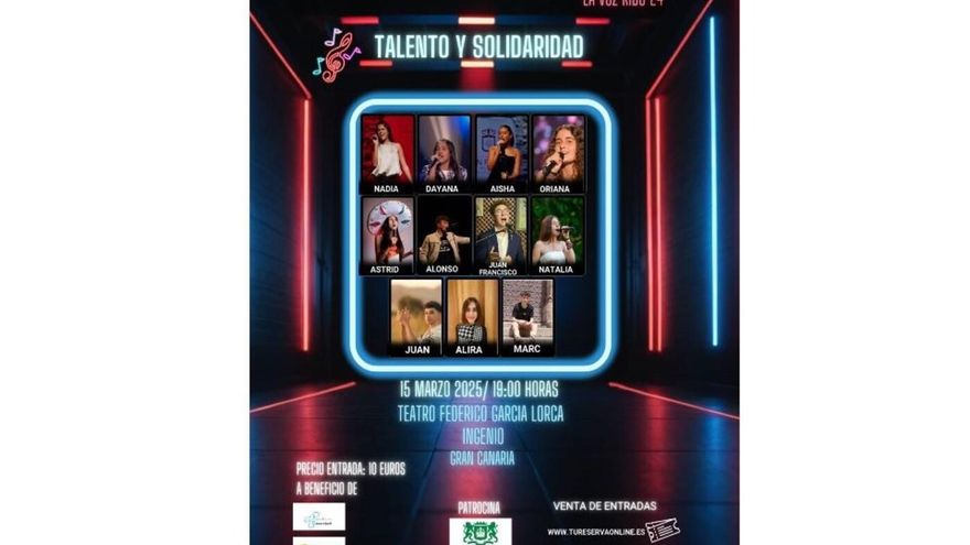 Concierto benéfico &#039;Talento y Solidaridad&#039; en el Centro Cultural Federico García Lorca de la Villa de Ingenio