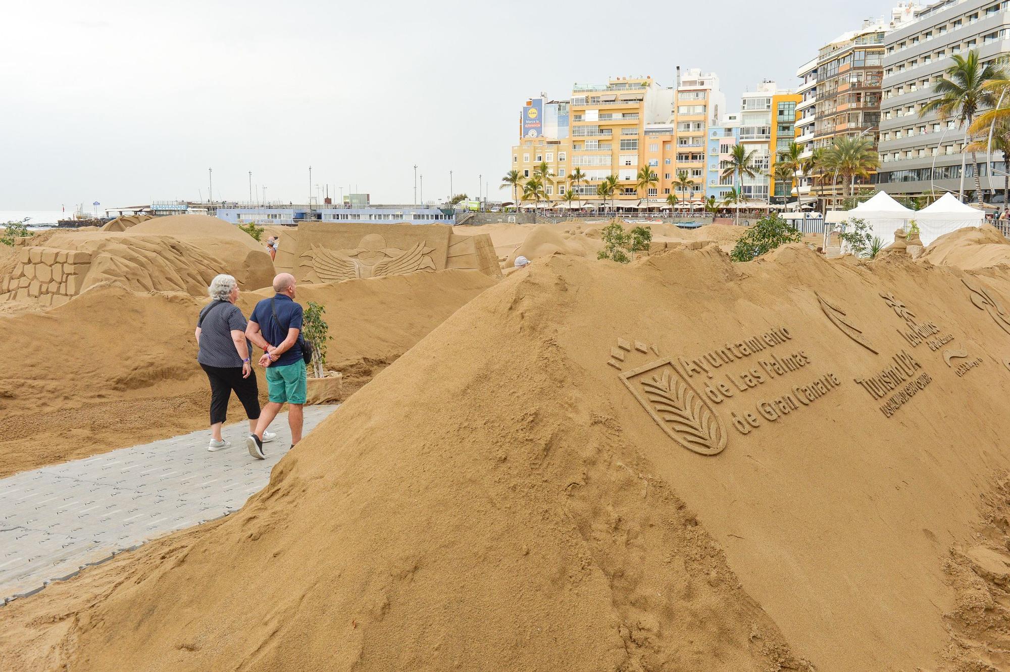 El belén de Las Canteras reduce su horario por falta de luz eléctrica