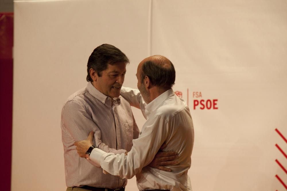 Acto del PSOE en Gijón con Alfredo Pérez Rubalcaba