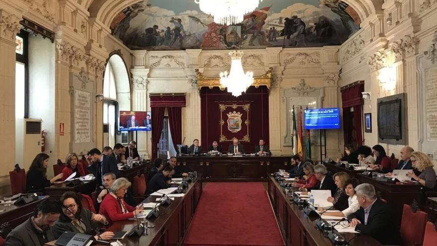 Pleno del Ayuntamiento de Málaga