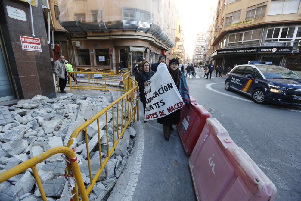 Cruzada contra las obras del centro de Elche