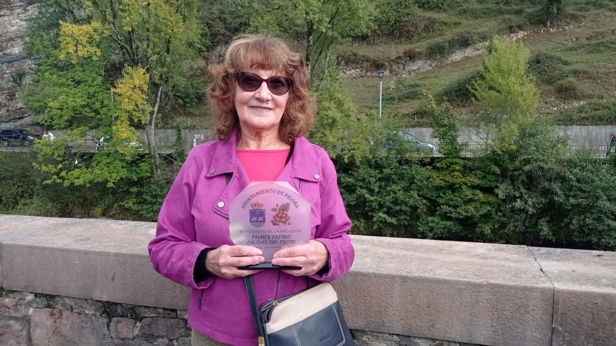 Victoria Espina, ganadora del 54º Festival de la Avellana de Piloña