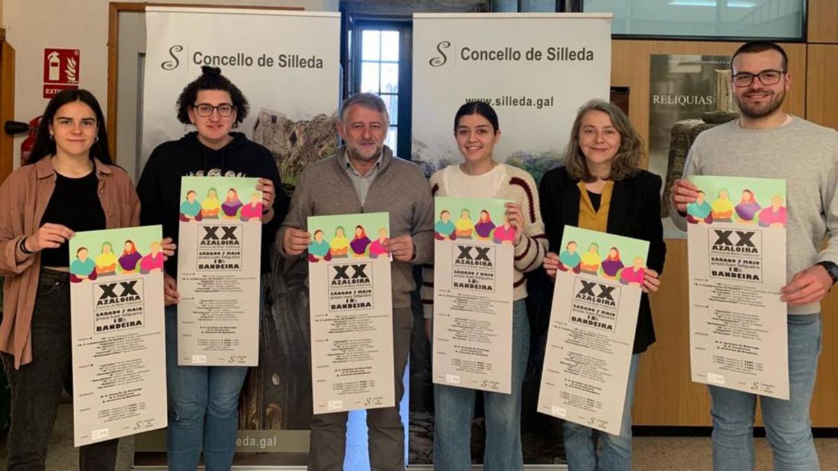 Membros da organización presentaron onte o certame xunto ao alcalde e a concelleira de Cultura.