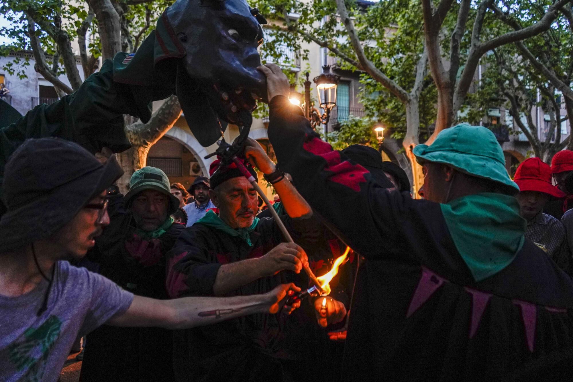 Passacarrers de Patum de dissabte