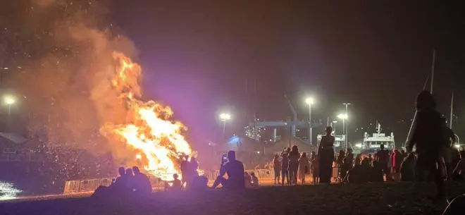 El regreso de San Xoán a Banda do Río, en Bueu