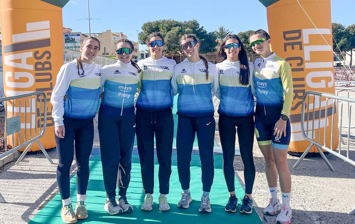 Las chicas del Triatlón Ontinyent, podio en 1ª División en Rojales