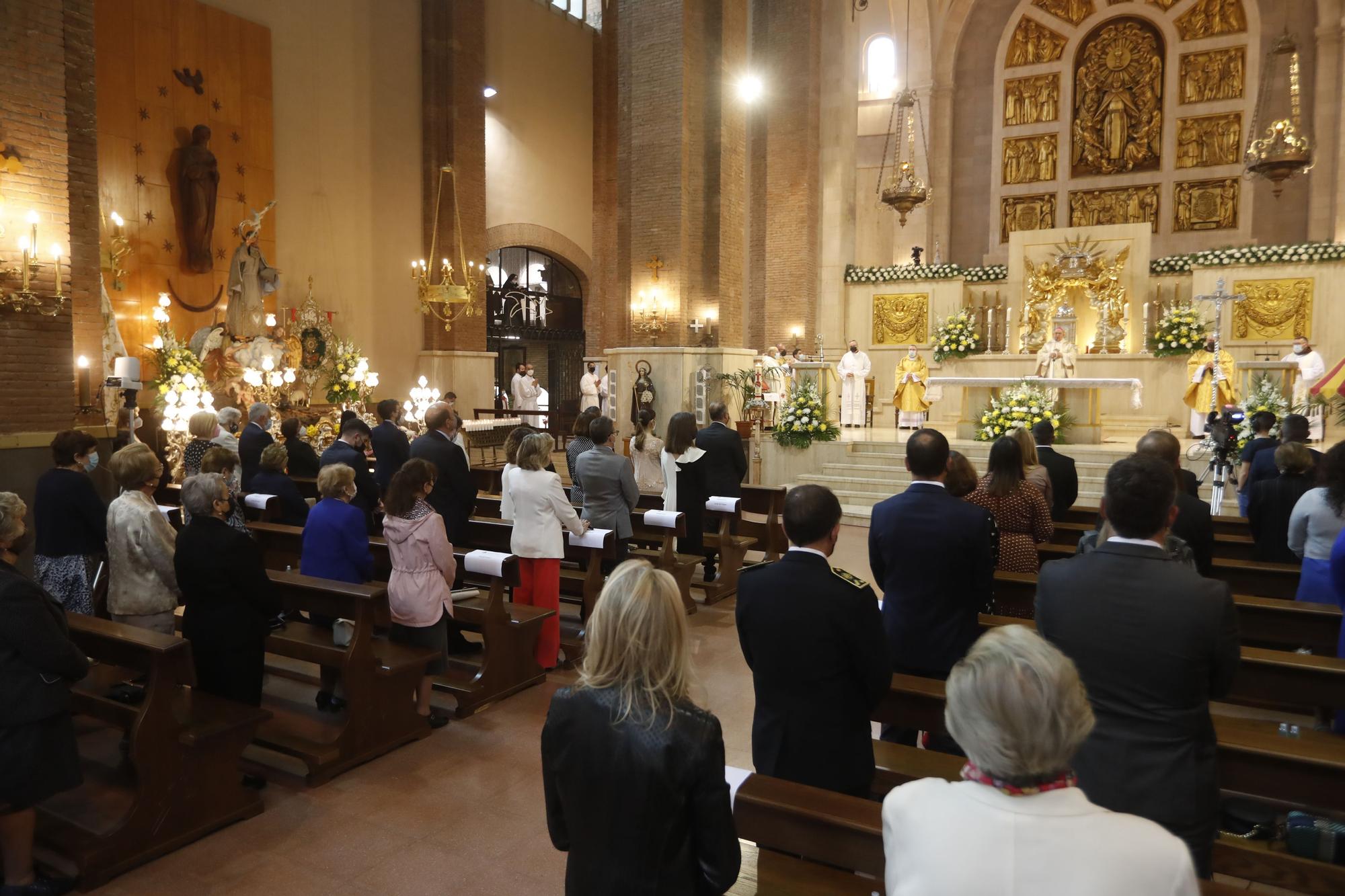 Día de Sant Pasqual en Vila-real, con misa y 'Xulla' en la intimidad