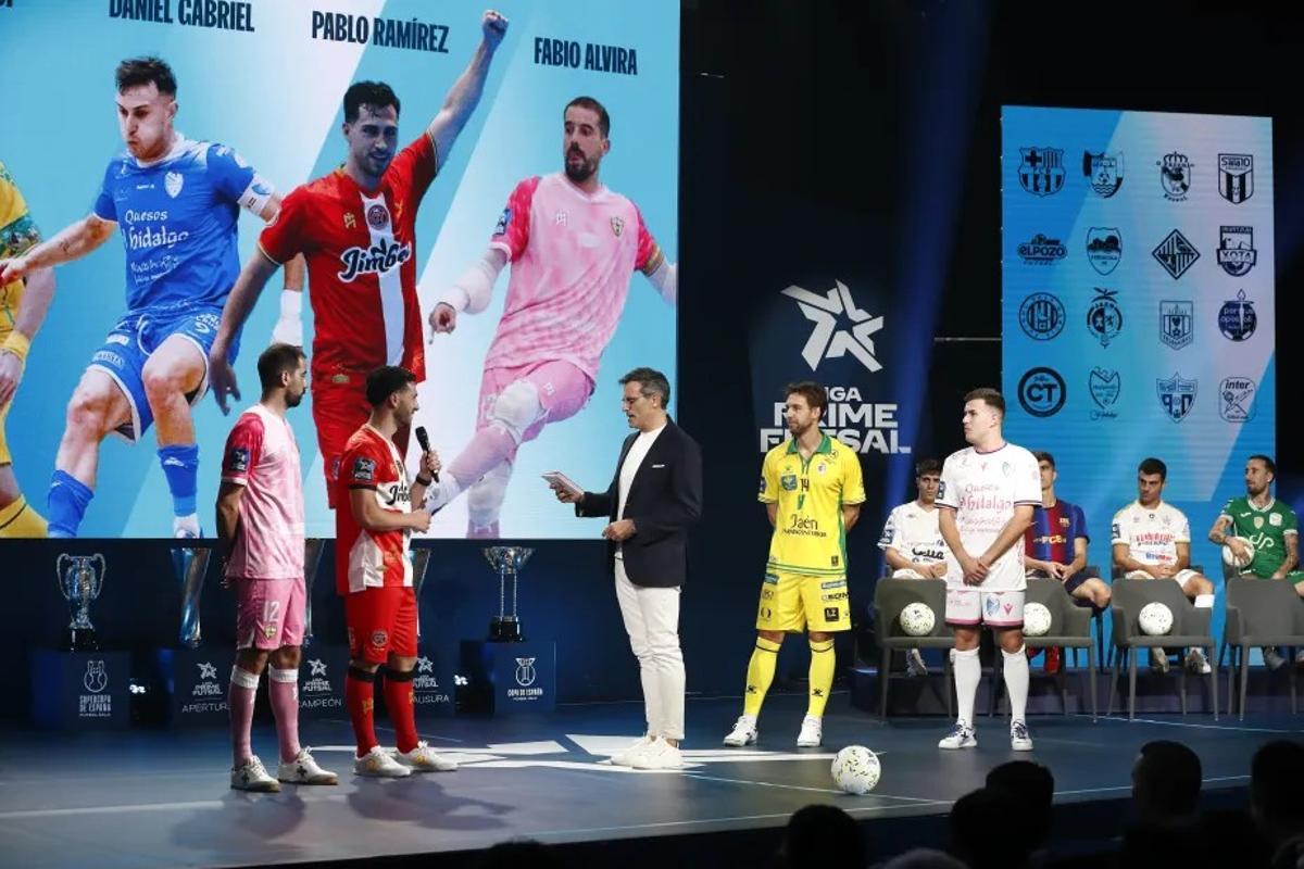 Los jugadores durante el evento