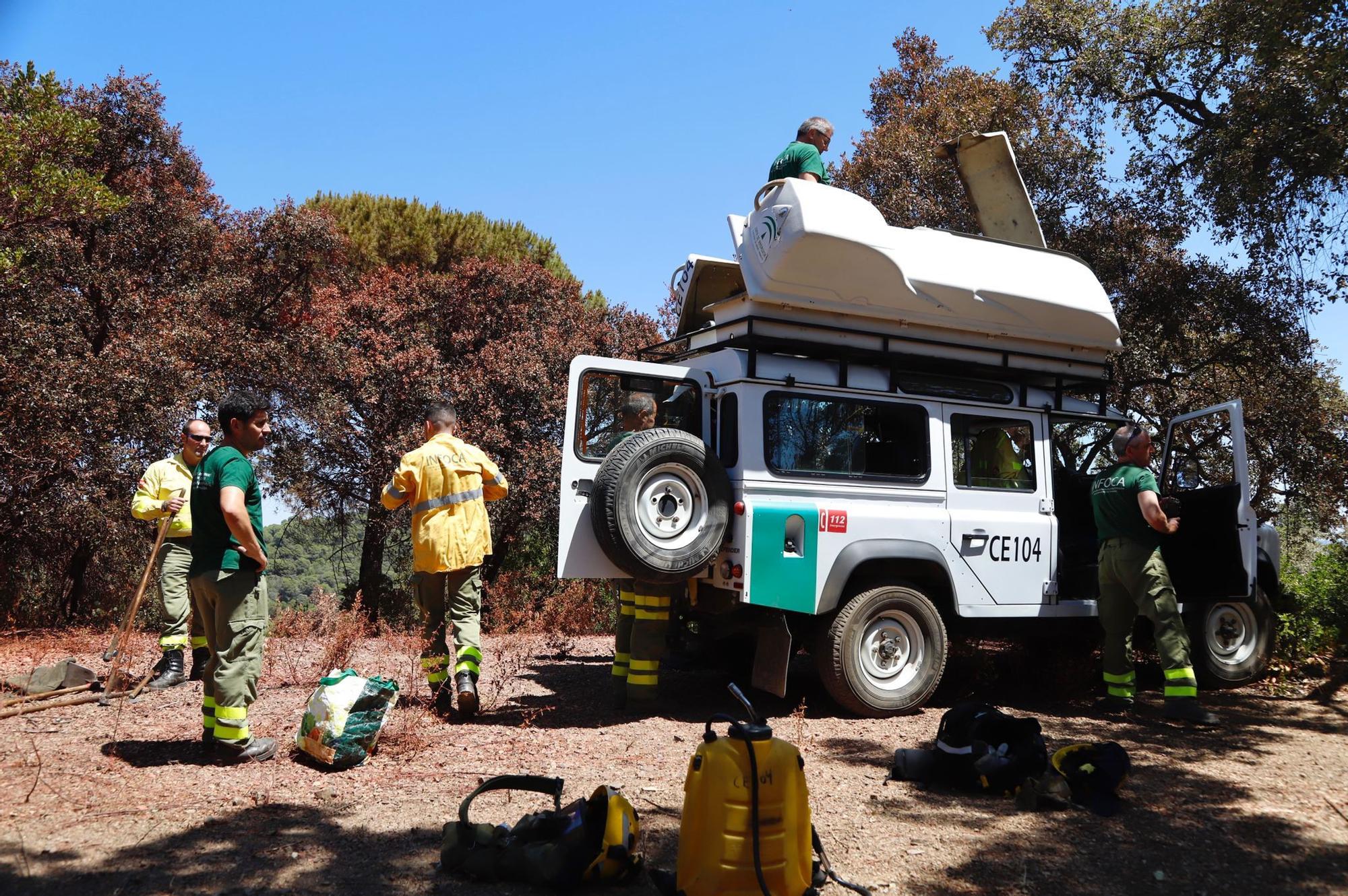 El Lagar de la Cruz, día uno tras el incendio