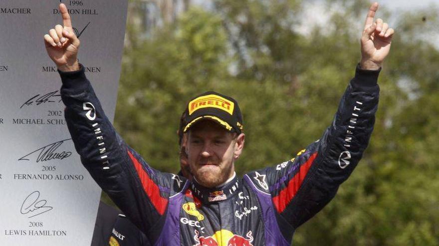 Vettel fortalece su liderato al ganar por delante de Alonso en Montreal