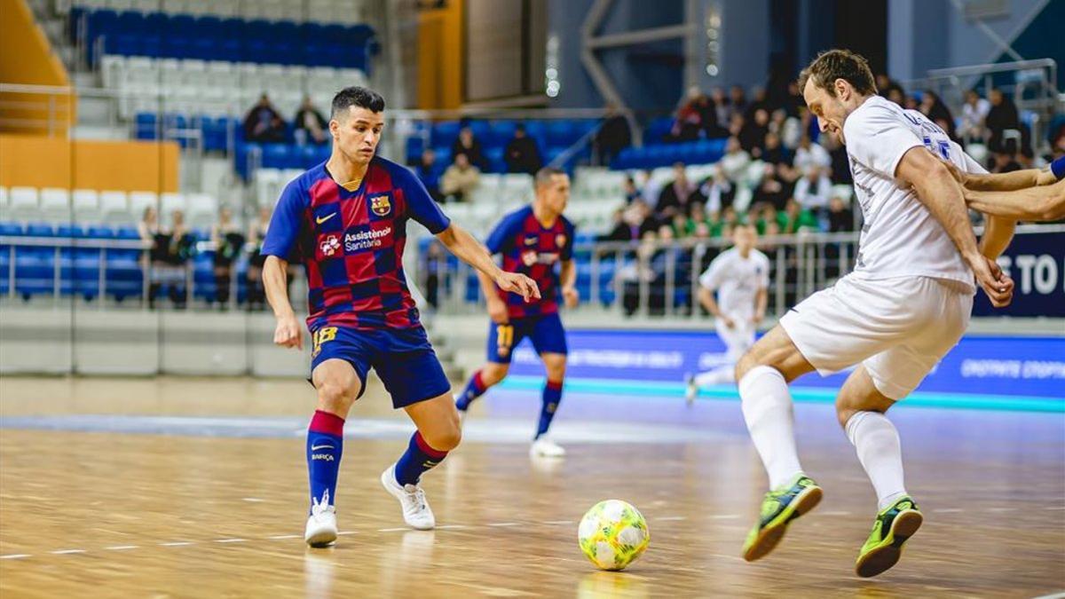 Marcenio, durante un encuentro de la Champions