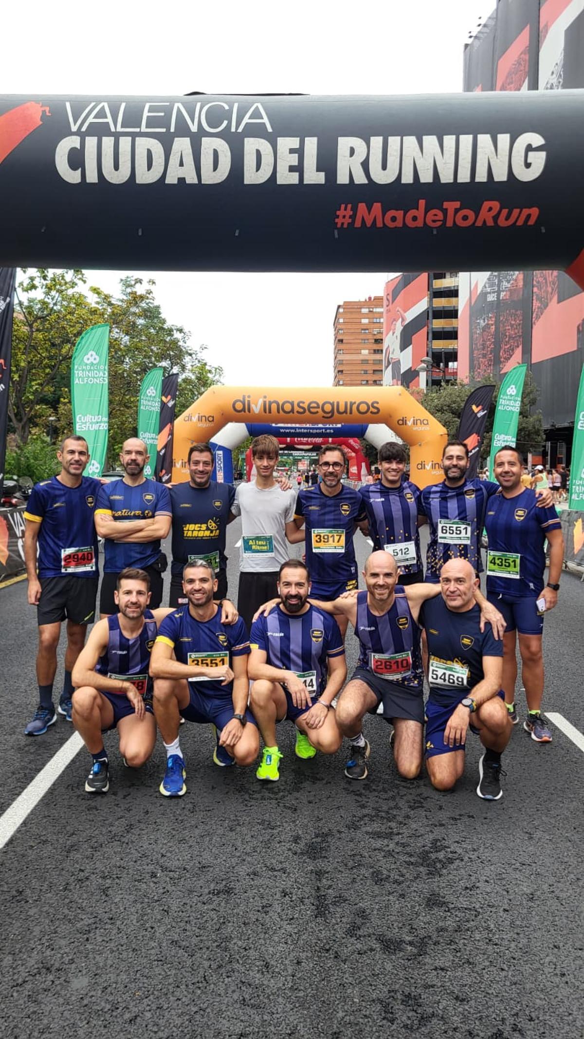 Equipo de running de Samarucs