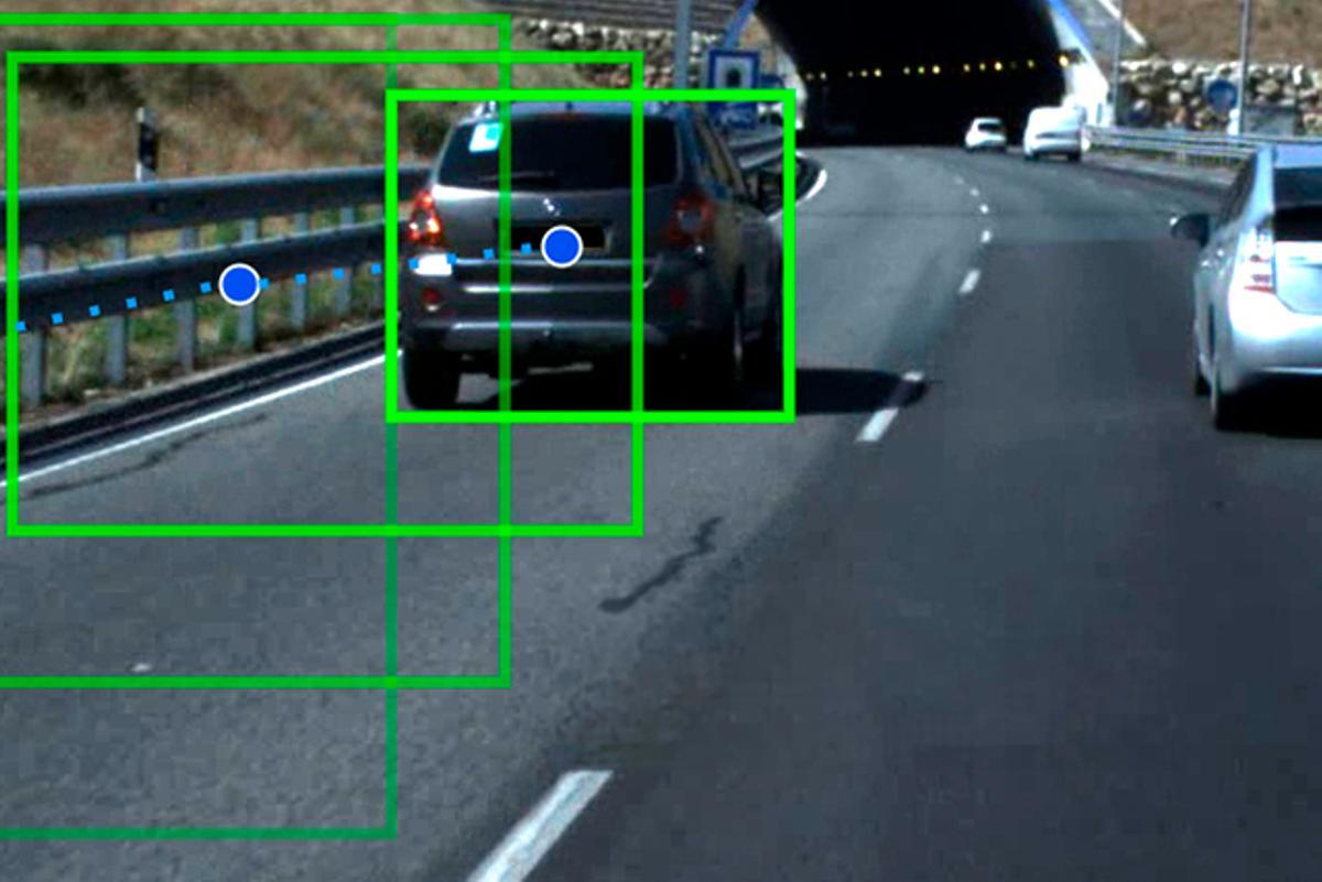 Visualización del nuevo sistema desarrollado en la UMA para detectar la velocidad de vehículos
