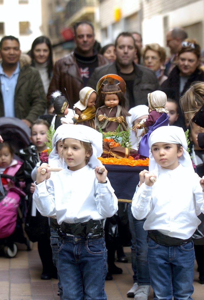 Procesión infantil del colegio Escolapios