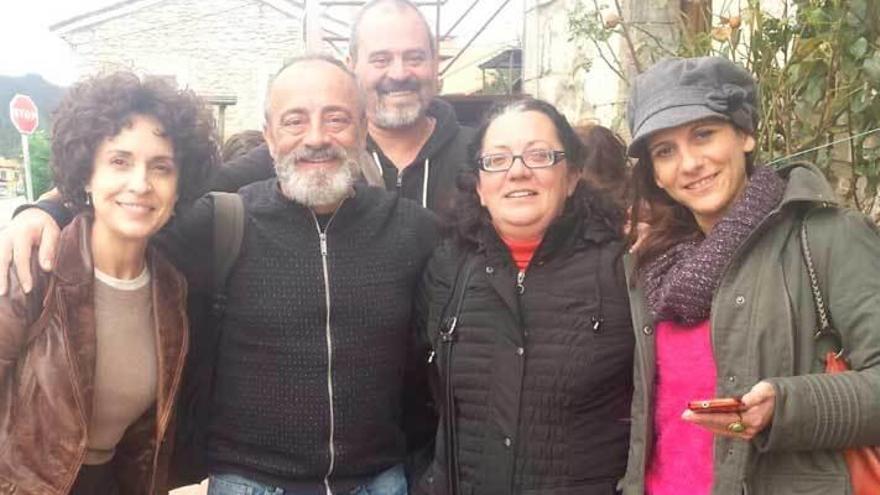 Los actores de &quot;Atchúuss!!!&quot;, a la buena mesa en La Franca