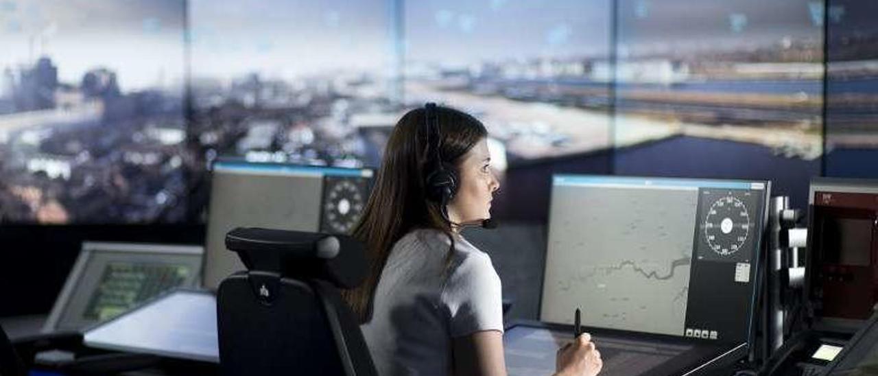 El centro virtual estará dotado de pantallas de alta resolución. En la imagen, la torre de London City.