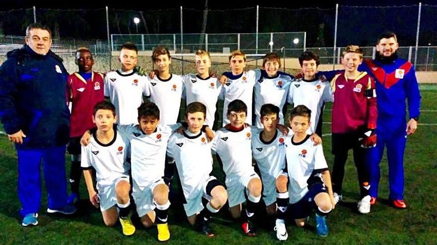 La selección alevín de Mallorca ganó por 2-6 al San cayetano infantil.