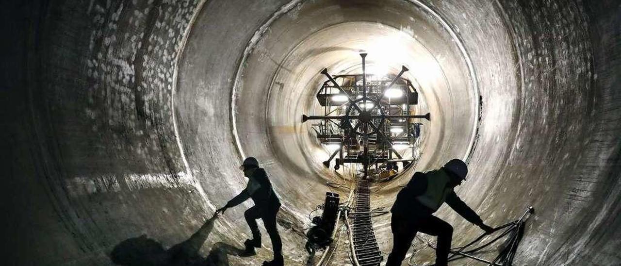 Obras de Iberdrola en el complejo hidroeléctrico del Alto Támega. // FDV