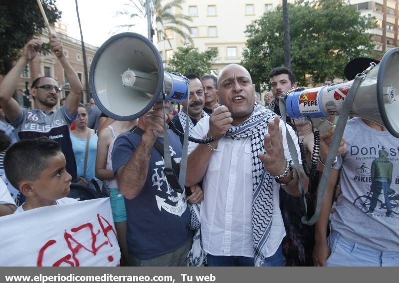 GALERÍA DE FOTOS - Castellón clama contra los bombardeos en Palestina