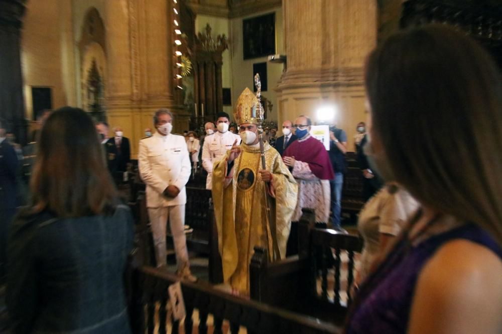 Celebración de la festividad de la Victoria en la Catedral de Málaga.