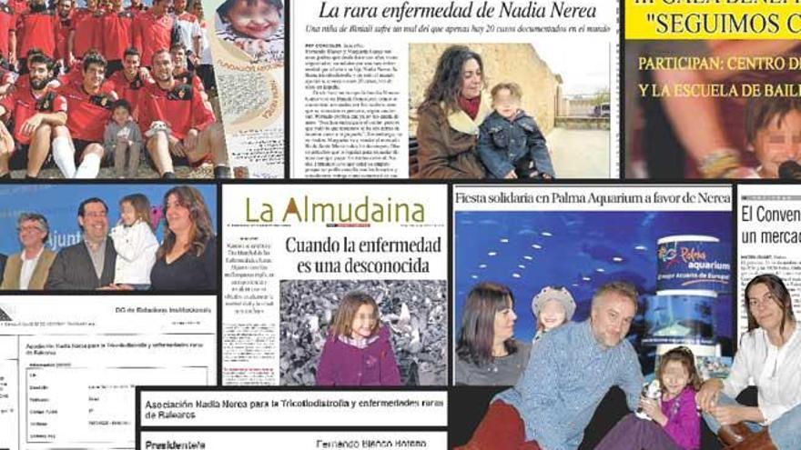 Los padres organizaron numerosos eventos solidarios: Binissalem, Santa Maria y Sencelles fueron los pueblos que más se involucraron. También lo hicieron el RCD Mallorca, Rafa Nadal o Jorge Lorenzo.