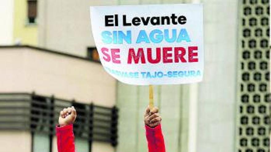 El trabajador de una empresa agrícola del Levante, en laprotesta de Madrid. David castro